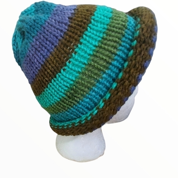 Two-Piece Handcrafted Hat Set with Roll Brim - Picture 3 of 8